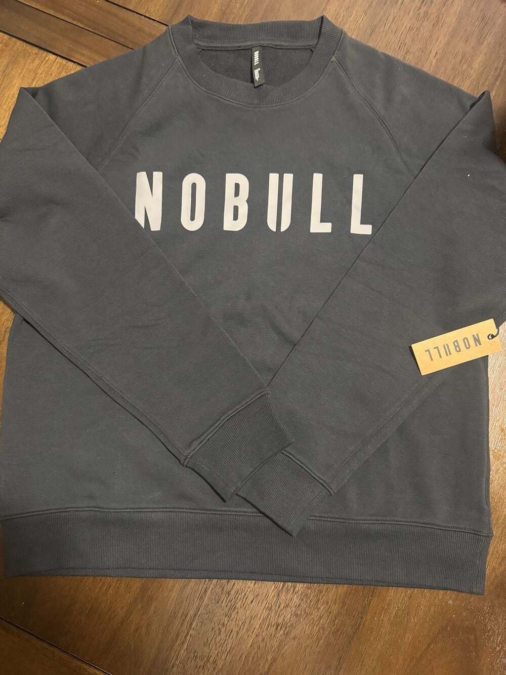 Nobull All Day Crew Size M Black Sweatshirt